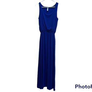 Zenana royal blue sleeveless dress